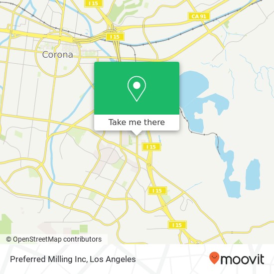 Mapa de Preferred Milling Inc