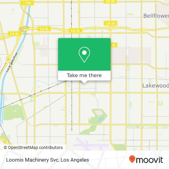 Loomis Machinery Svc map