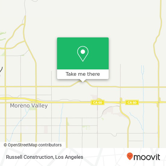 Russell Construction map