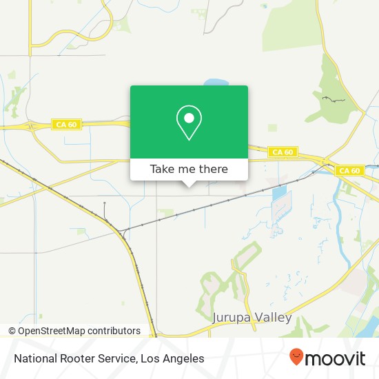 Mapa de National Rooter Service