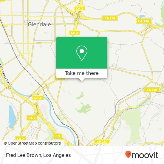 Fred Lee Brown map