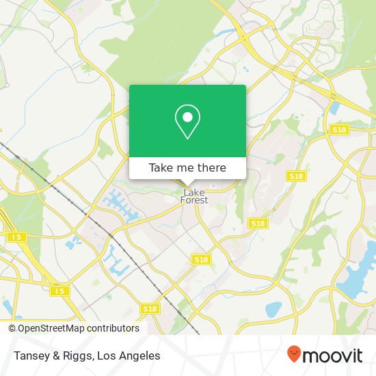 Tansey & Riggs map