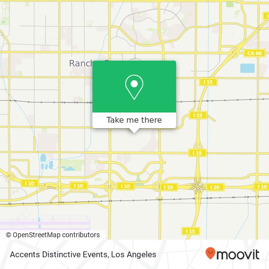 Accents Distinctive Events map