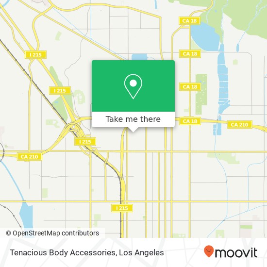 Tenacious Body Accessories map