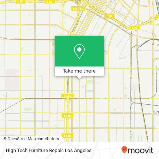 High Tech Furniture Repair map