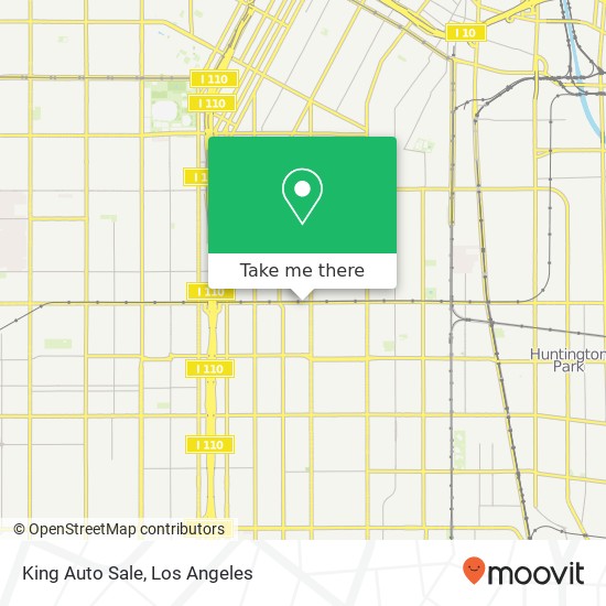 King Auto Sale map