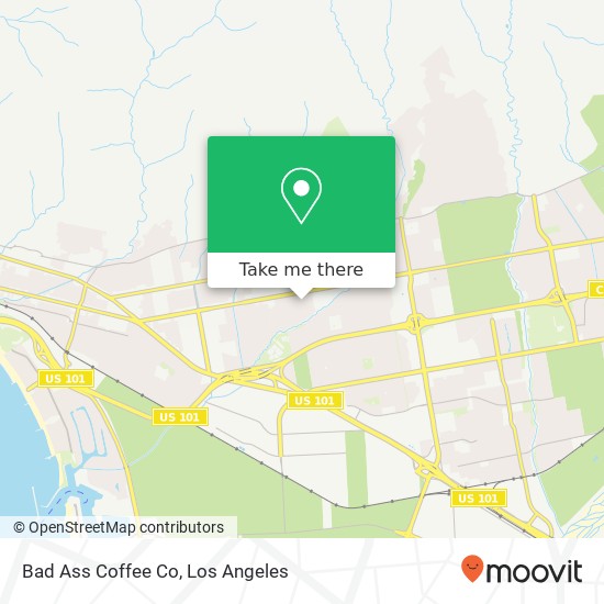 Bad Ass Coffee Co map