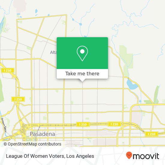 League Of Women Voters map