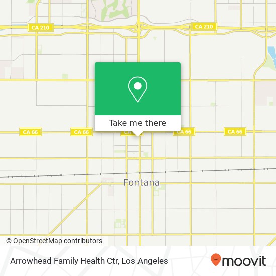 Arrowhead Family Health Ctr map