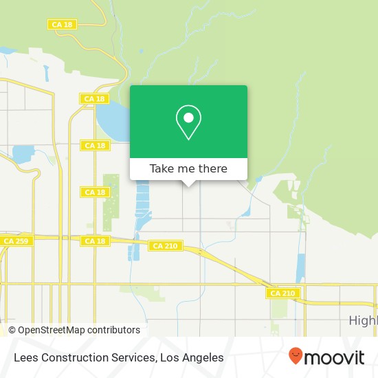 Lees Construction Services map
