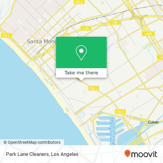 Park Lane Cleaners map