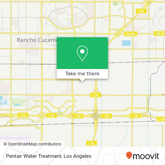 Pentair Water Treatment map