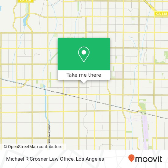 Michael R Crosner Law Office map