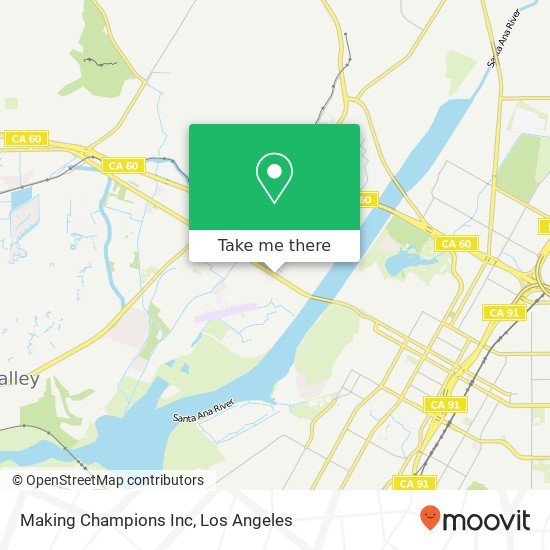 Making Champions Inc map