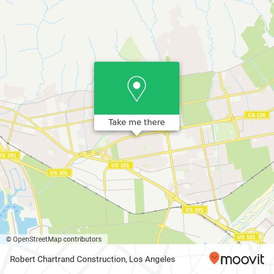 Mapa de Robert Chartrand Construction