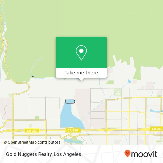 Mapa de Gold Nuggets Realty
