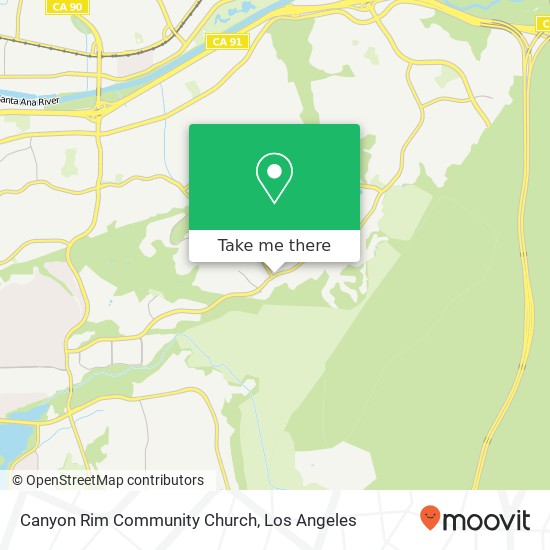 Mapa de Canyon Rim Community Church