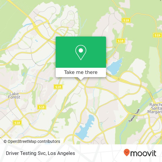 Driver Testing Svc map