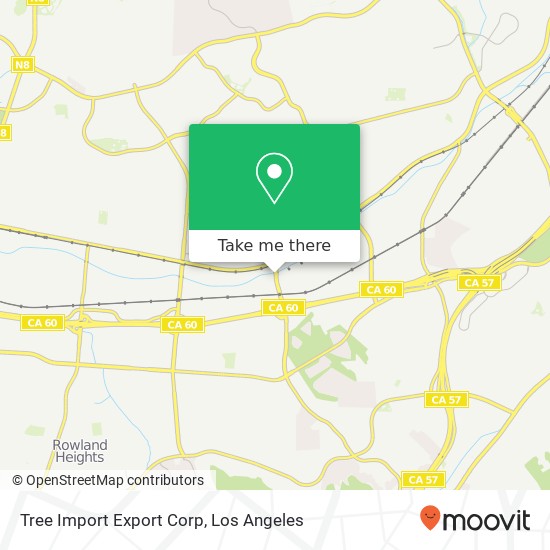 Tree Import Export Corp map