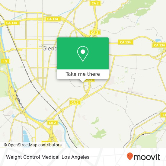 Mapa de Weight Control Medical