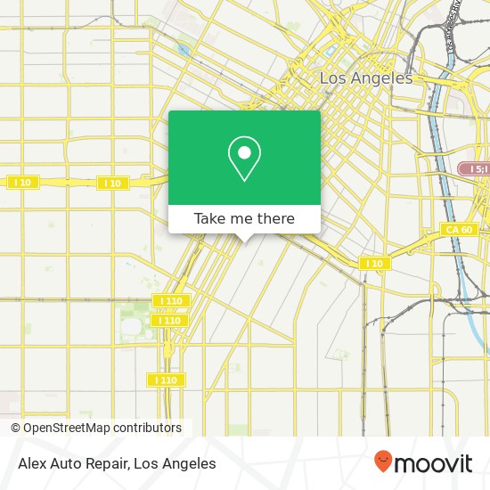 Mapa de Alex Auto Repair