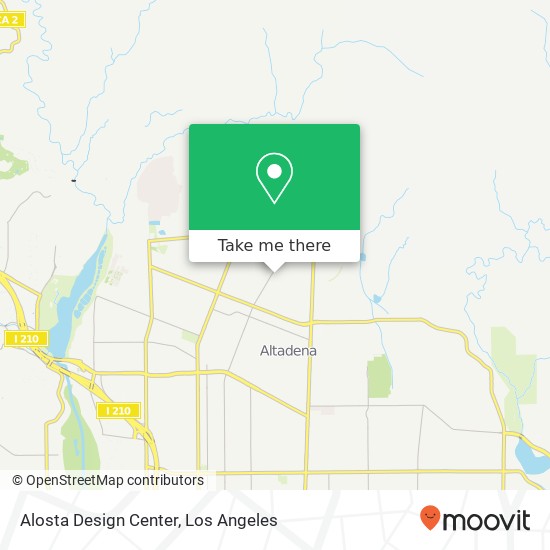 Mapa de Alosta Design Center