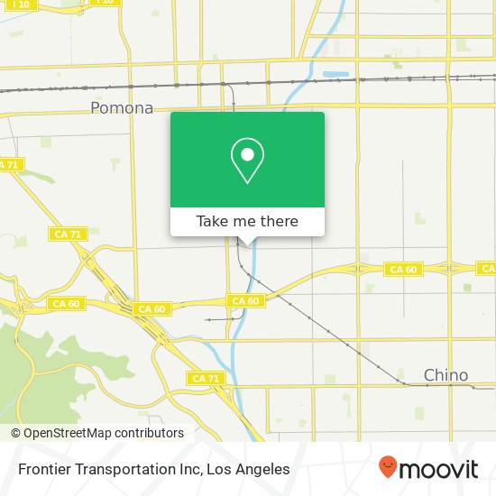 Frontier Transportation Inc map