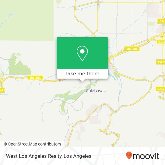 West Los Angeles Realty map