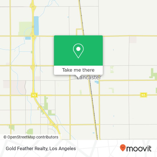 Gold Feather Realty map