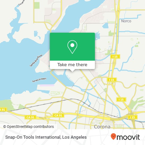 Mapa de Snap-On Tools International