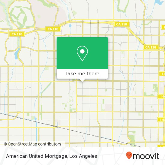 American United Mortgage map