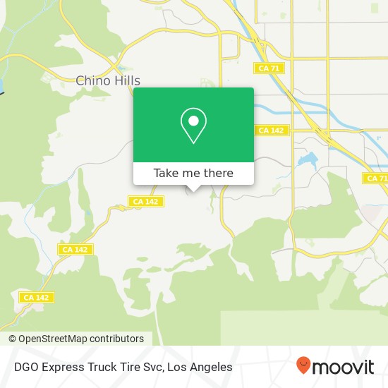 DGO Express Truck Tire Svc map