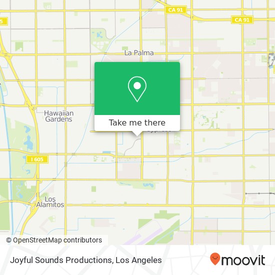 Joyful Sounds Productions map