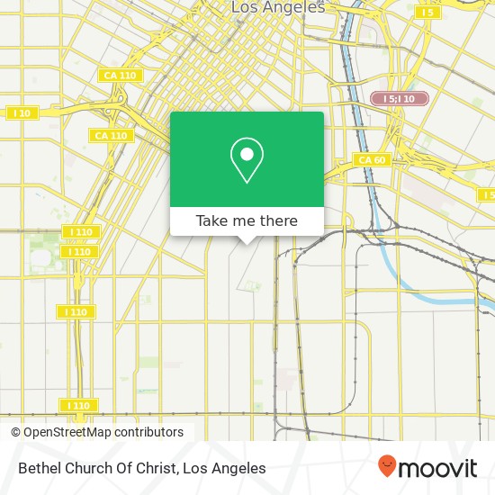 Bethel Church Of Christ map