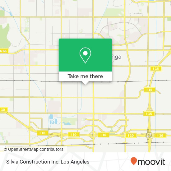 Silvia Construction Inc map