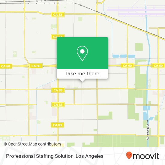 Professional Staffing Solution map