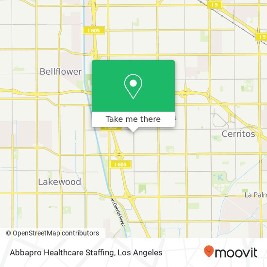 Abbapro Healthcare Staffing map