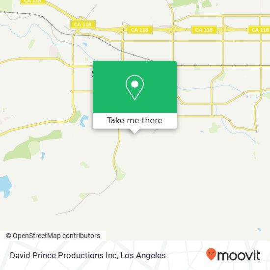 Mapa de David Prince Productions Inc