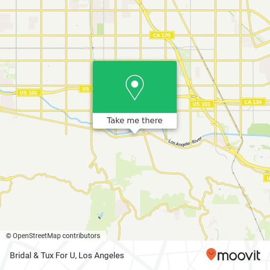 Bridal & Tux For U map