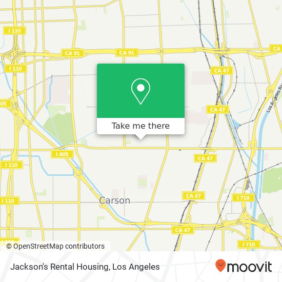 Mapa de Jackson's Rental Housing