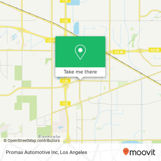Promax Automotive Inc map