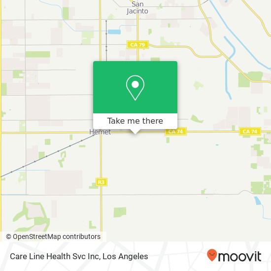 Care Line Health Svc Inc map