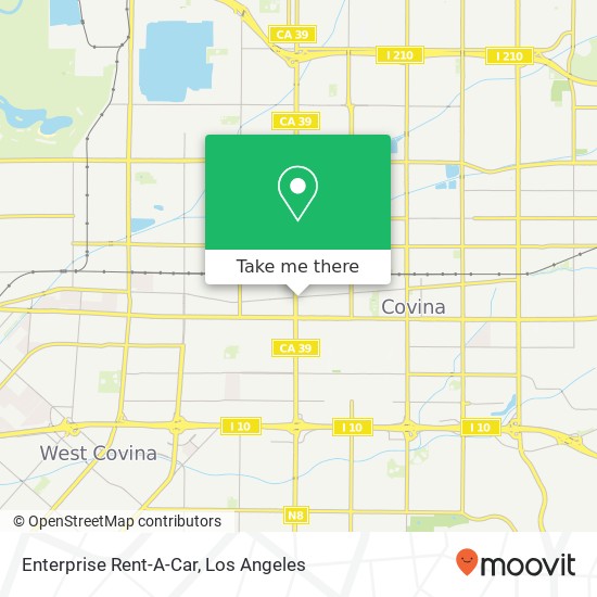 Enterprise Rent-A-Car map