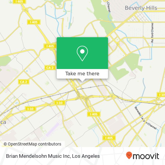 Brian Mendelsohn Music Inc map