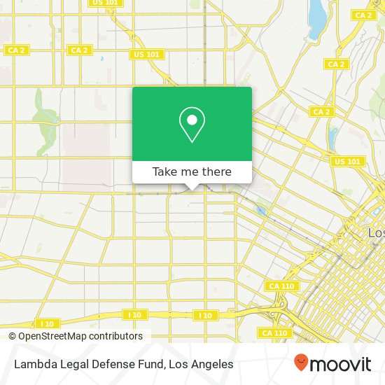 Mapa de Lambda Legal Defense Fund