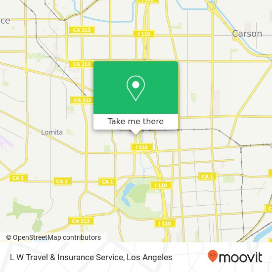 Mapa de L W Travel & Insurance Service