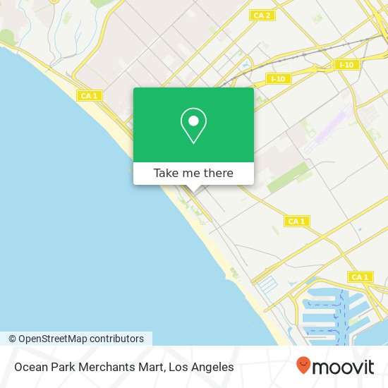 Mapa de Ocean Park Merchants Mart