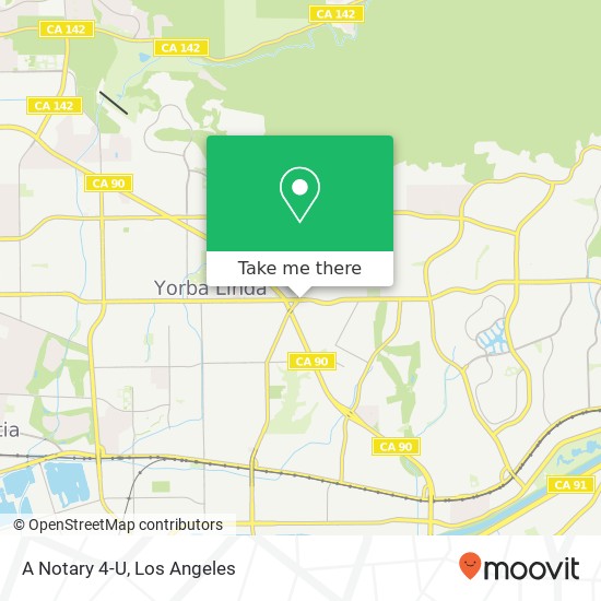 A Notary 4-U map