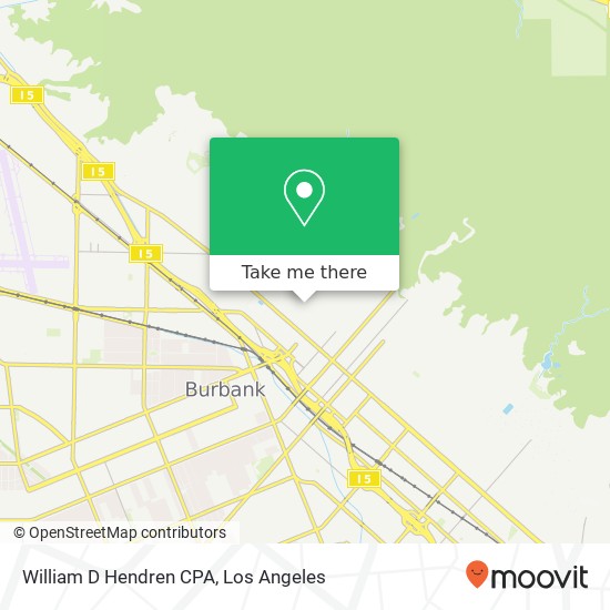 William D Hendren CPA map