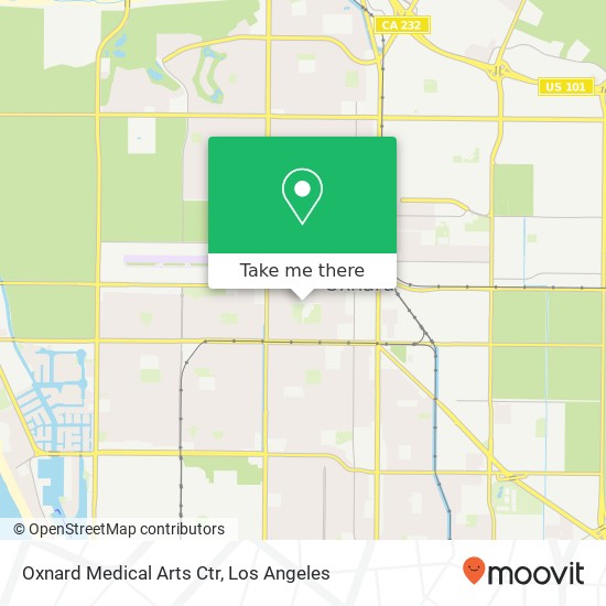 Oxnard Medical Arts Ctr map